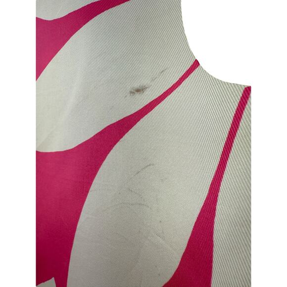 1960's PHIL ROSE OF CALIFORNIA pink and green daisy blouse - Picture 7 of 9